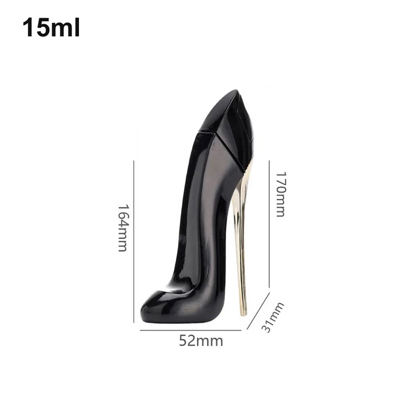 15ml High-Heel Sculptural Perfume Bottle with dimensions
