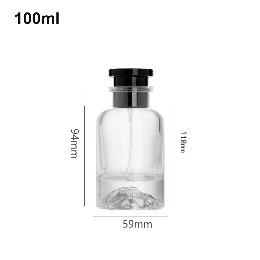 100ml Mountain-Base Black-Cap Perfume Bottle