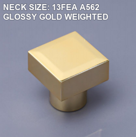 A562 13FEA Weighted Perfume Bottle Cap in Four Finishes