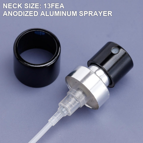 NECK SIZE: 13FEA / ANODIZED ALUMINUM SPRAYER perfume sprayer or pump reference