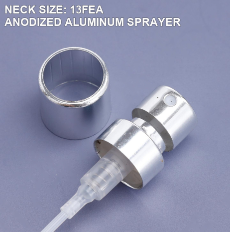 NECK SIZE: 13FEA / ANODIZED ALUMINUM SPRAYER perfume sprayer or pump reference