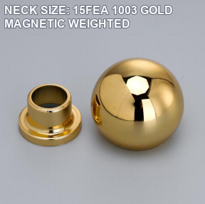 1003 15FEA Magnetic Weighted Perfume Bottle Cap in Three Finishes