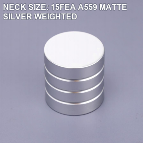 A559 15FEA Weighted Perfume Bottle Cap in Five Finishes