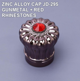 Rhinestone Zinc Alloy Perfume Caps: JD-295, JD-308 and DS-281
